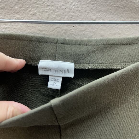 J. Jill Pants Size Plus 2X Slim Leg Cropped Pull On Stretch Waist Casual - Picture 2 of 3